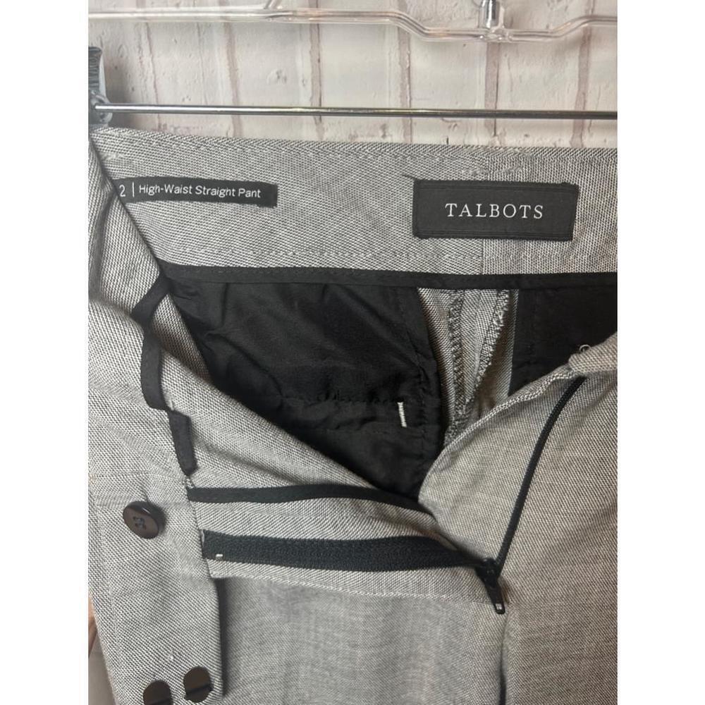 Talbots Womens Pants 2 High Rise Straight Leg